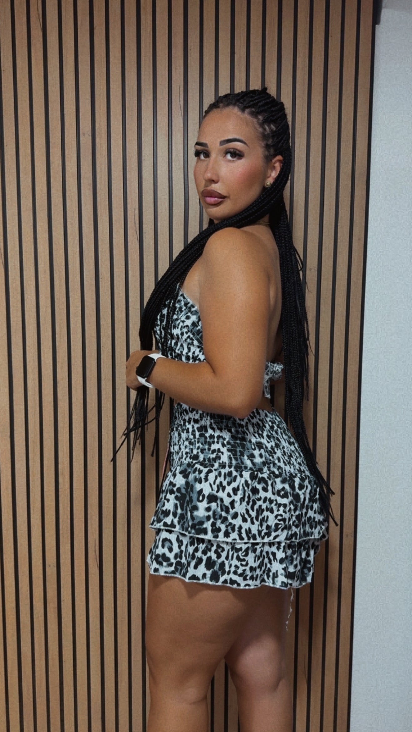 Conjunto panel abeja leopardo