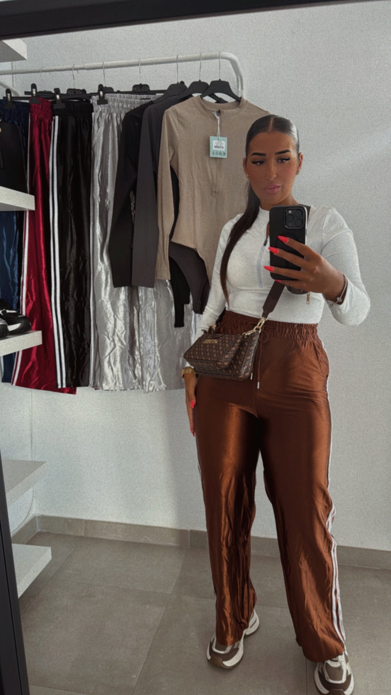 Pantalon adid metalizado