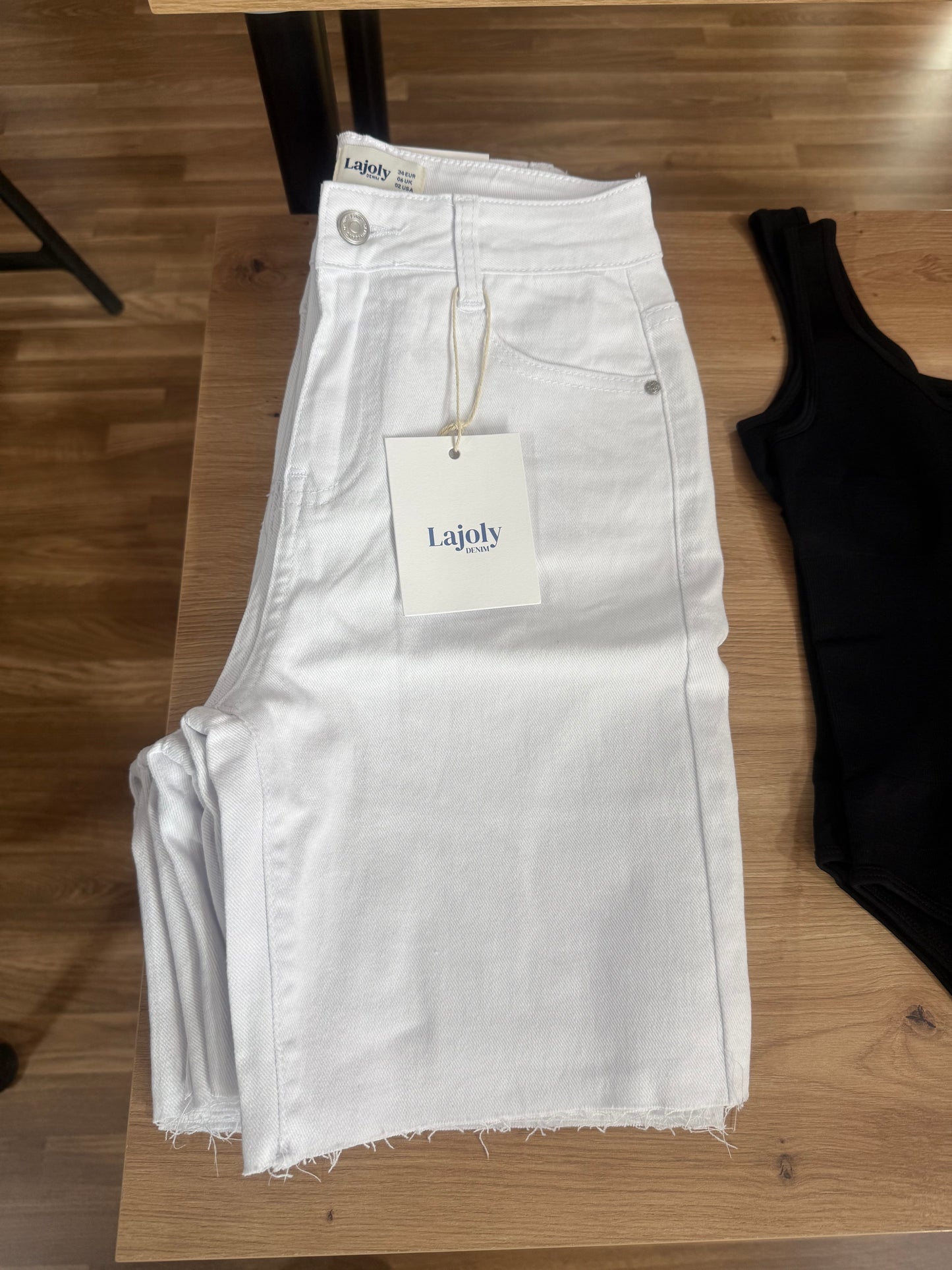 Pantalon ciclista blanco