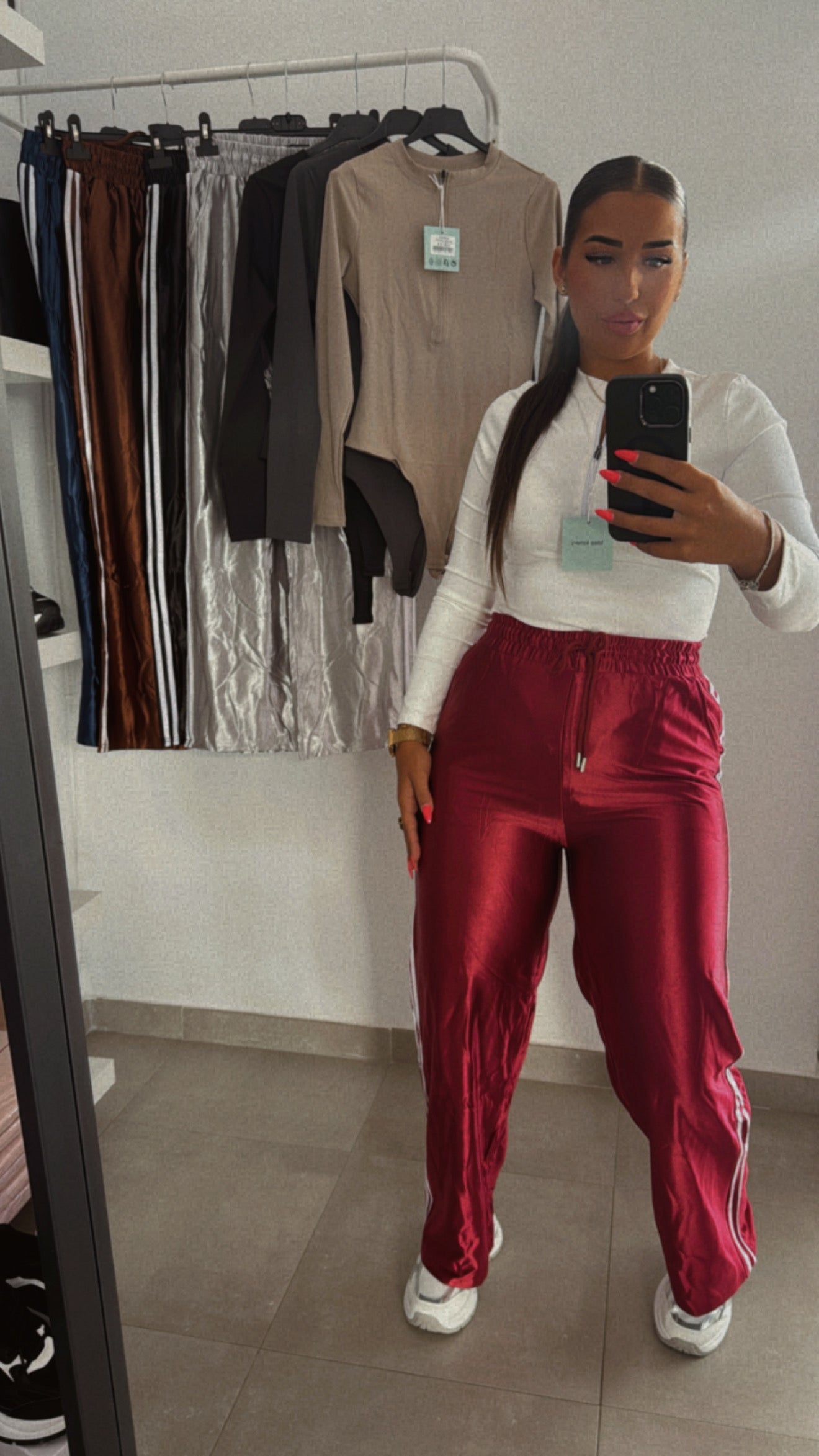Pantalon adid metalizado