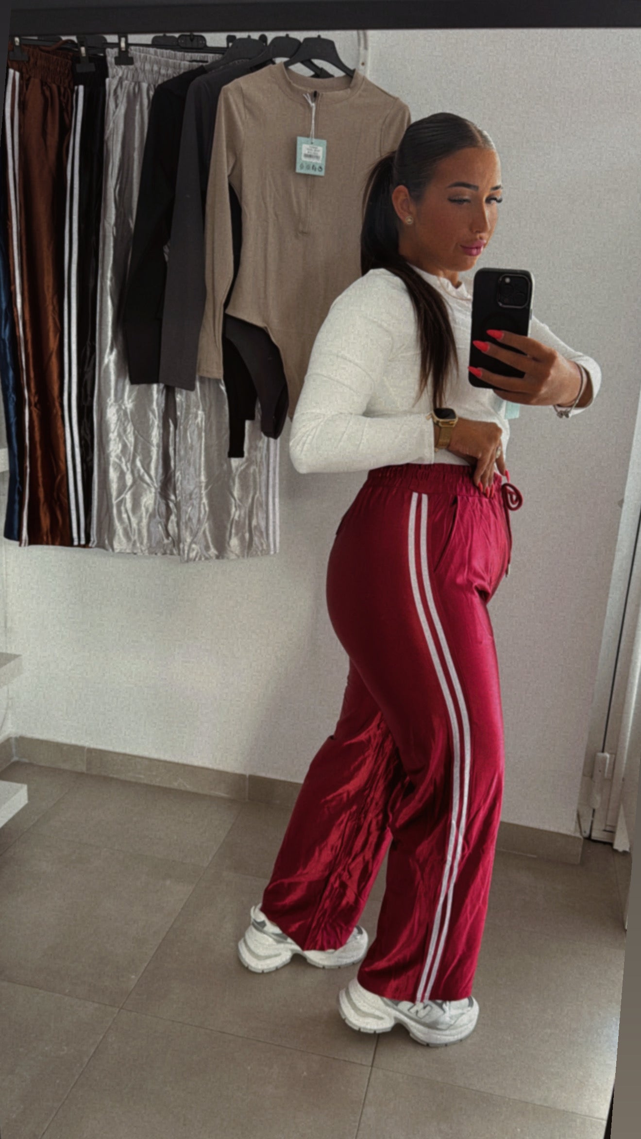 Pantalon adid metalizado