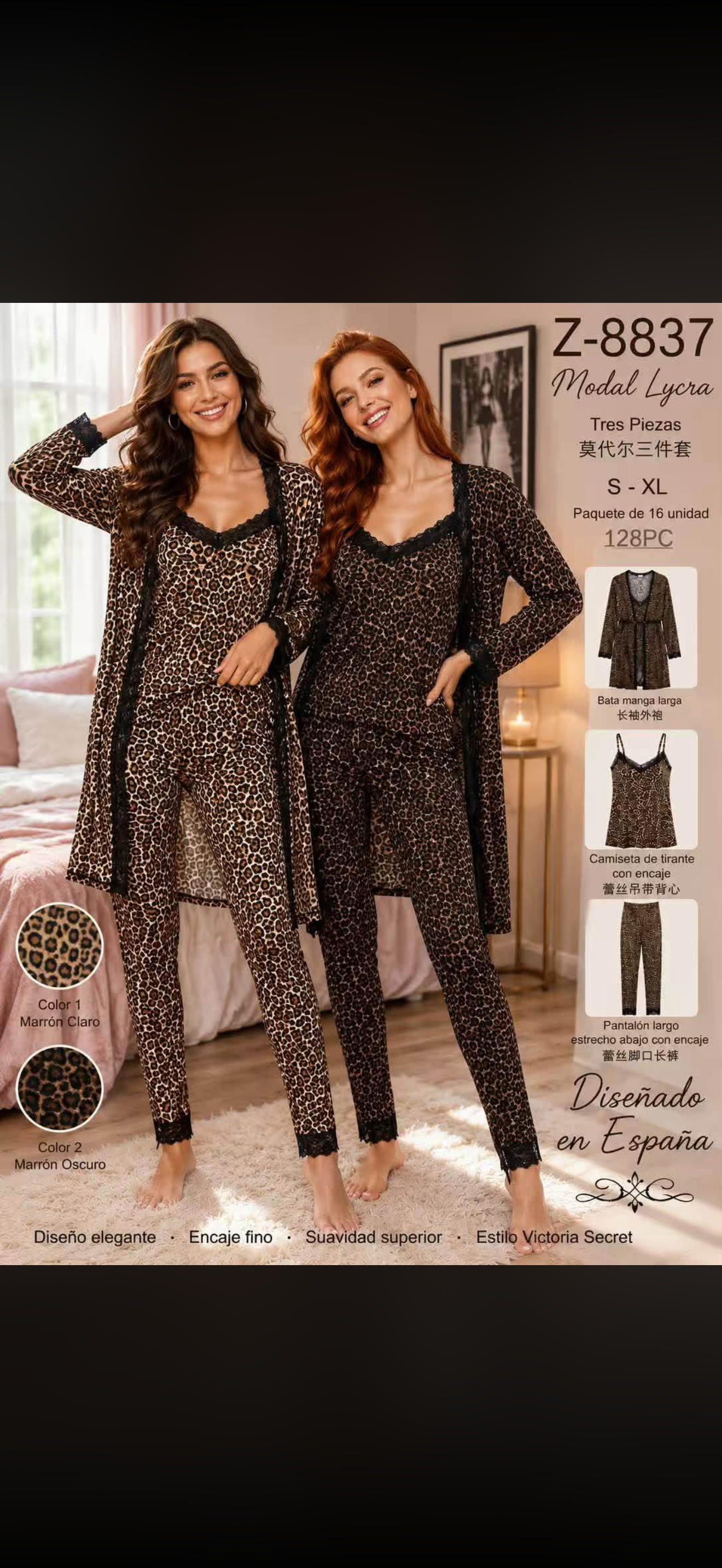 Pijama leopardo