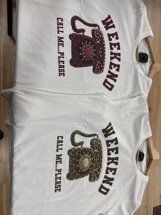 Camiseta weekend