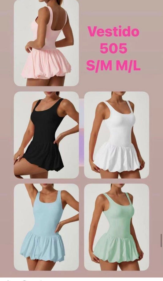 Vestido pantalón globo