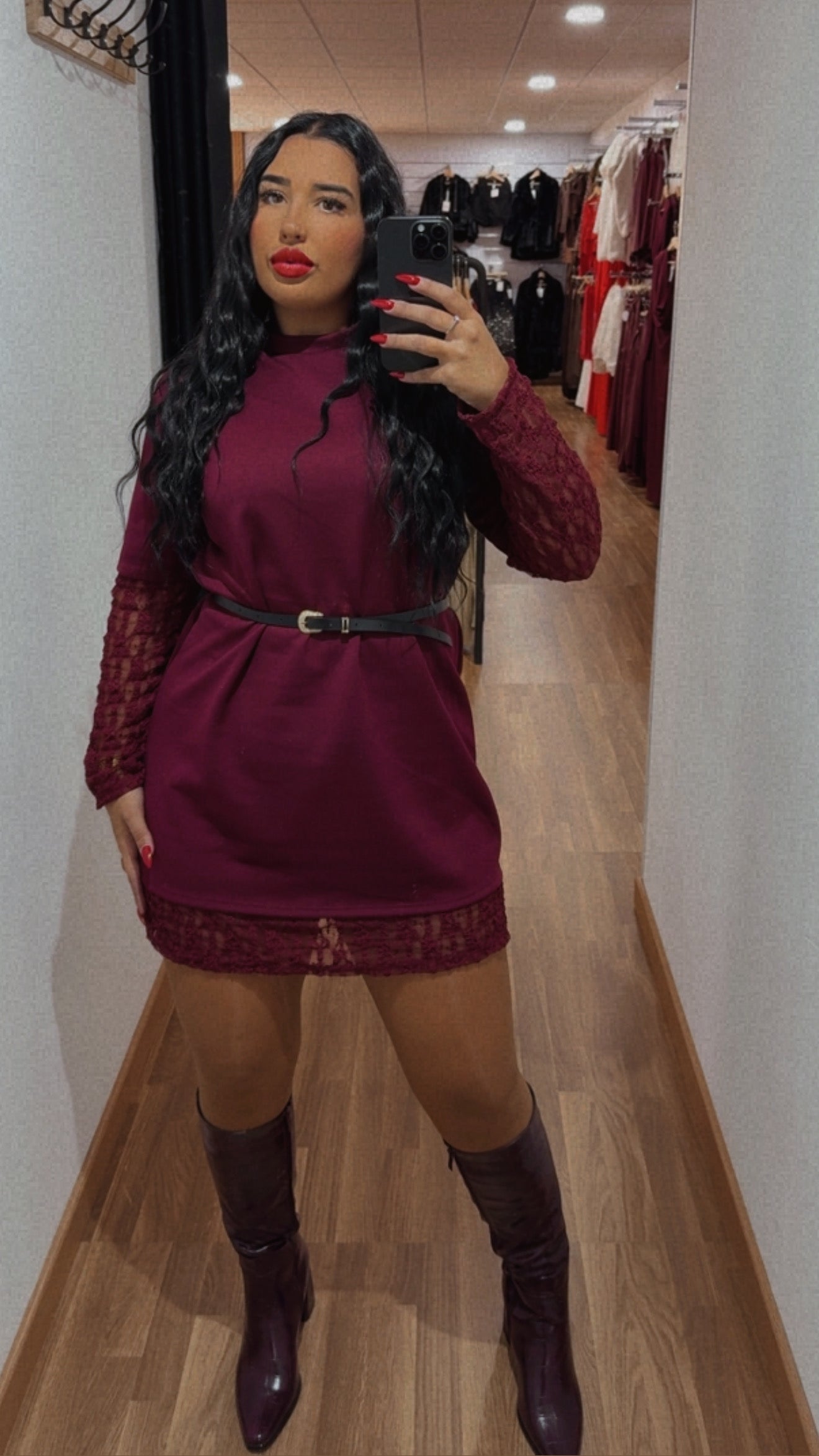 Camiseta/vestido encajes