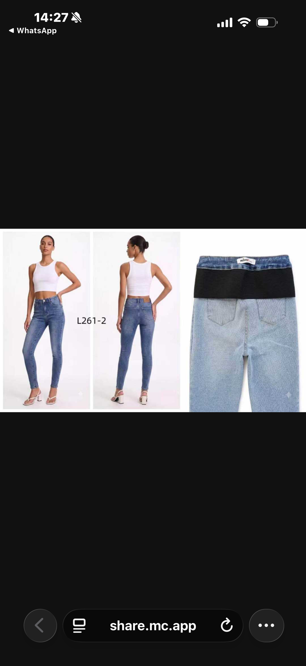 Pantalón faja levis