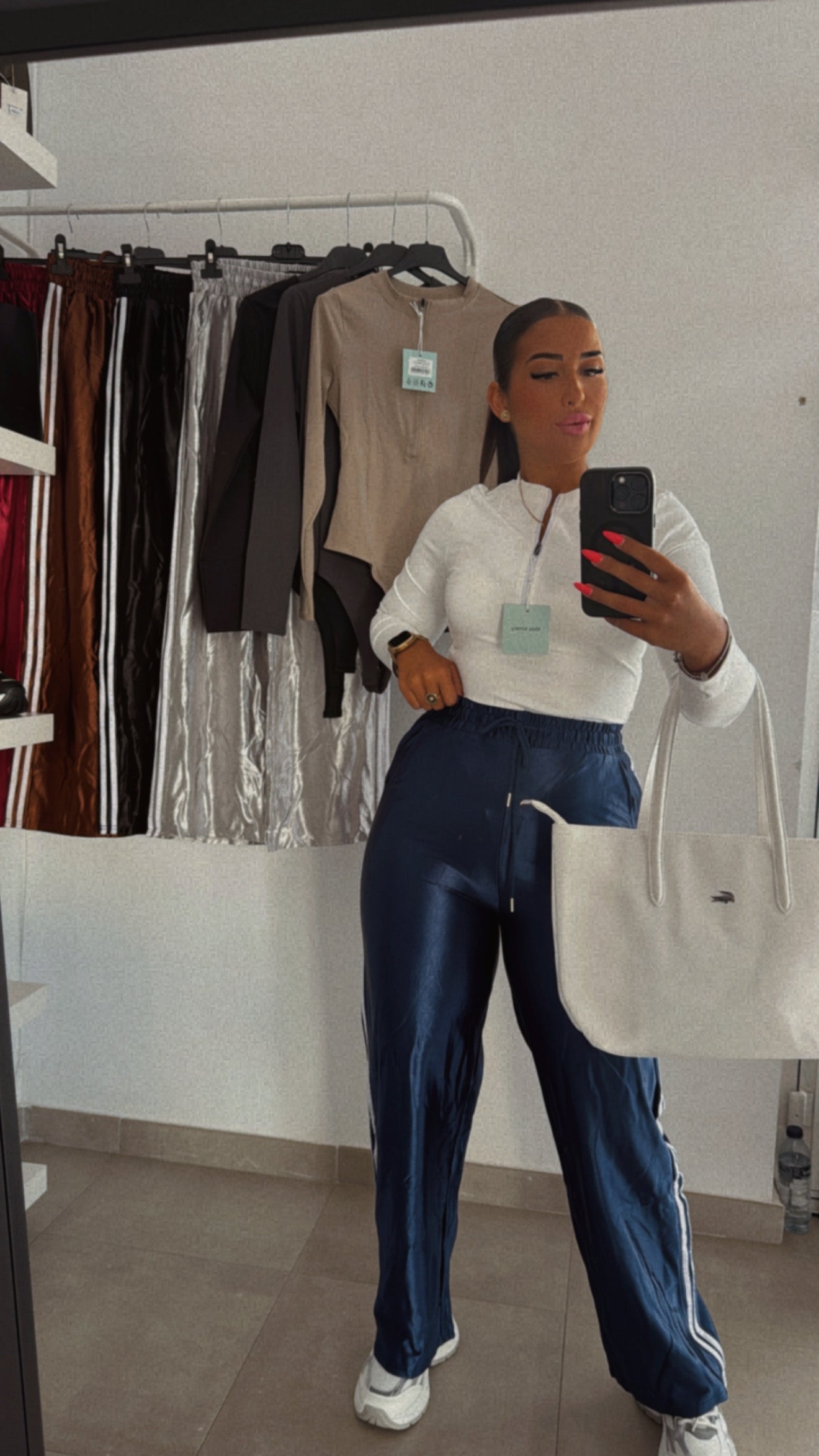 Pantalon adid metalizado