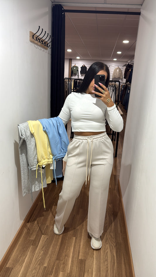 Pantalon zara ancho