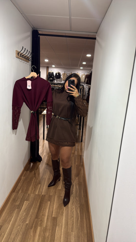 Vestido encaje