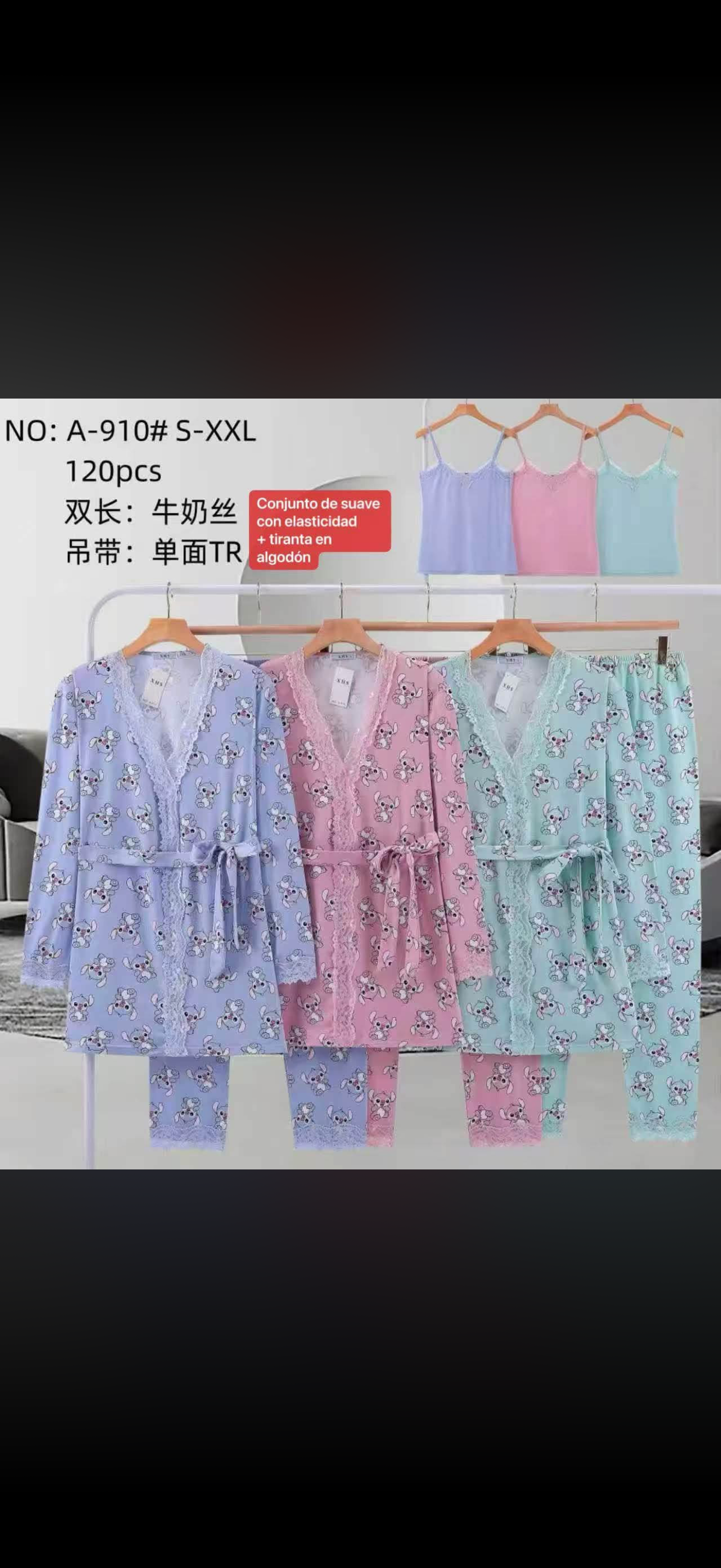 Pijama stick 3 piezas