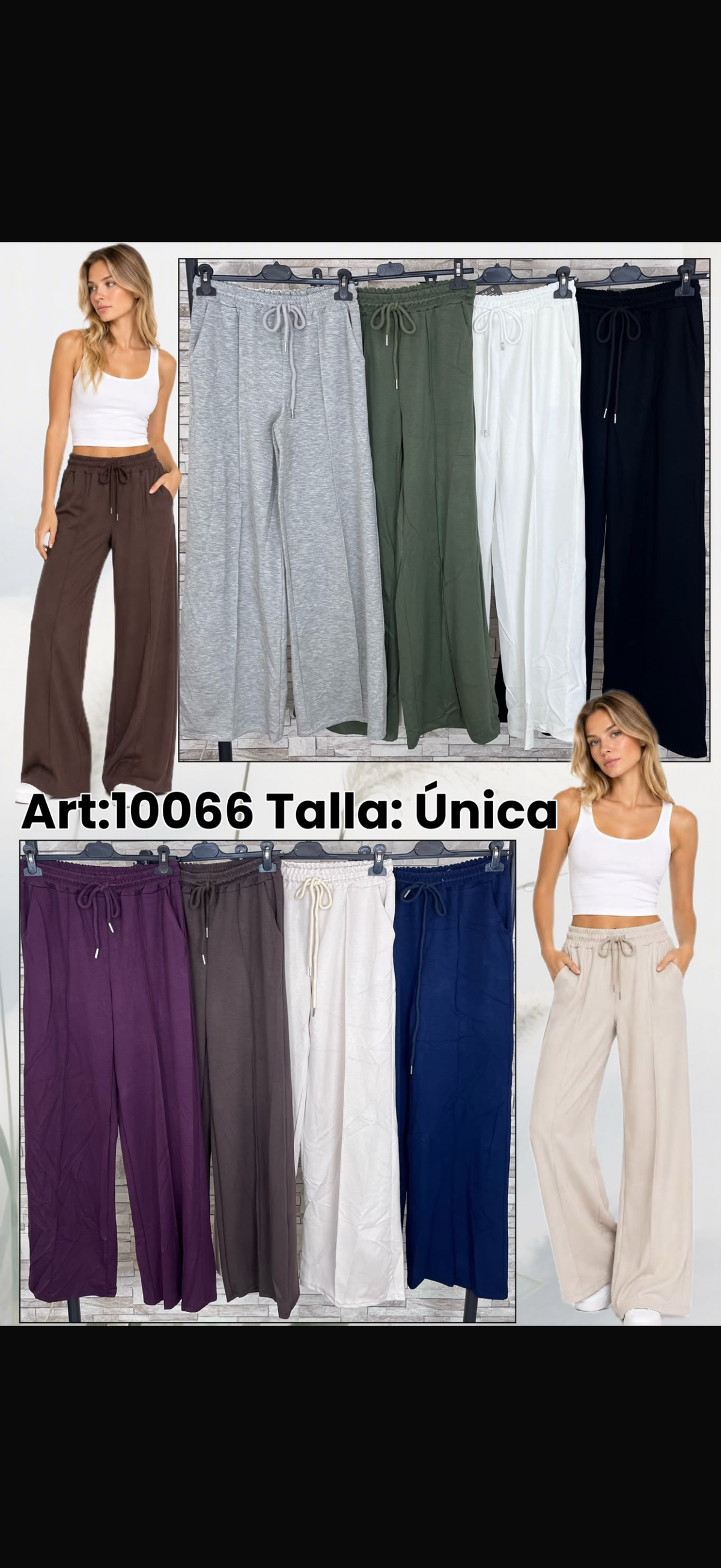 Pantalon zara ancho