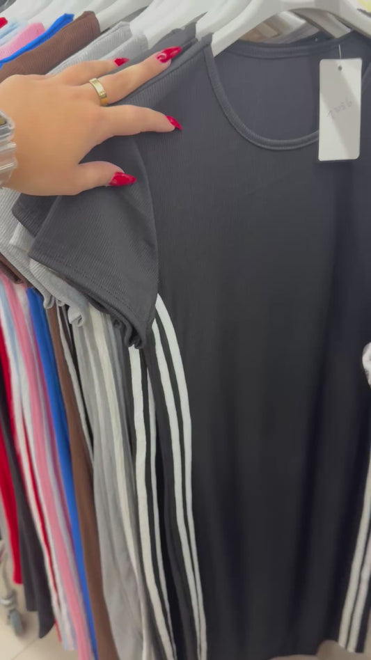 Vestido adid manga corta